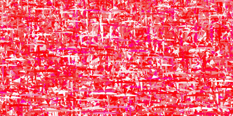 Light Pink, Red vector template with crystals, triangles.