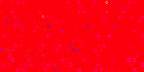 Light Red vector pattern with magic elements.