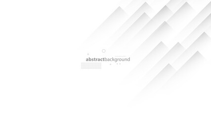 Abstract Modern Background with Triangles White Gray Gradient Color