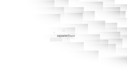 Abstract Modern Background with Squares White Gray Gradient Color