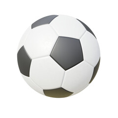 Realistic soccer ball.