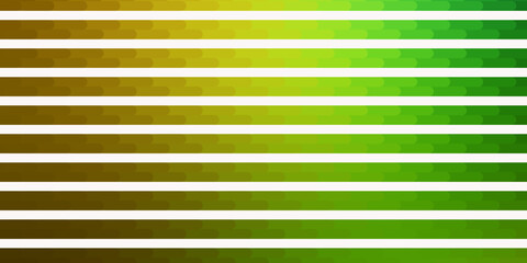 Obraz premium Light Green, Yellow vector backdrop with lines.