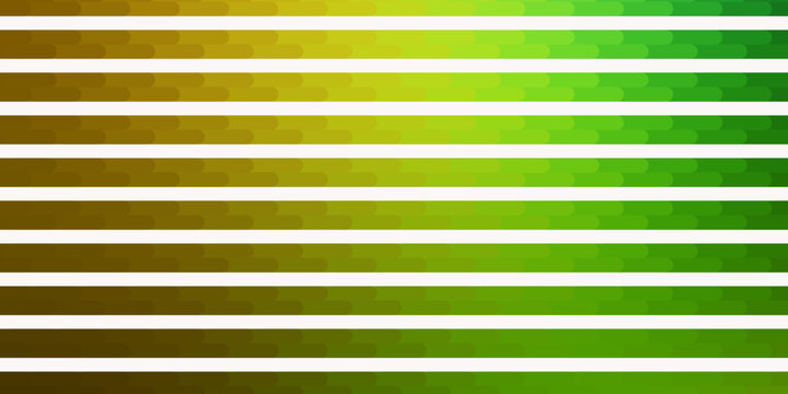 Light Green, Yellow vector backdrop with lines.
