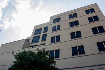 Fototapeta premium modern office building with sky