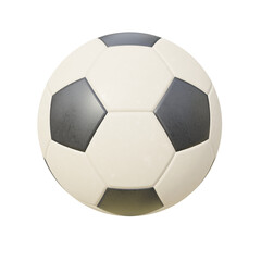 Fototapeta premium Leather soccer ball.