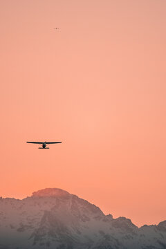 Flying above the Rockies