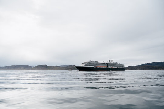 A cruise ship outside Qaqortoq, Greenland