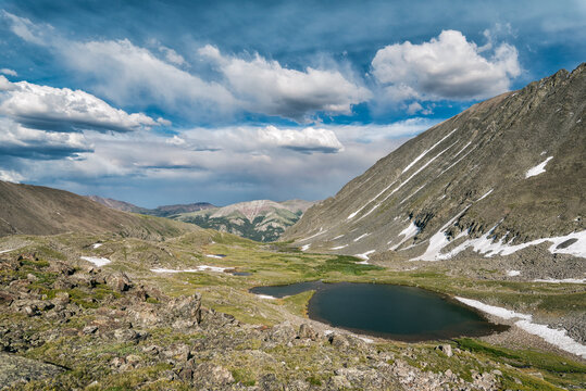 High altitude lake in Colorado
