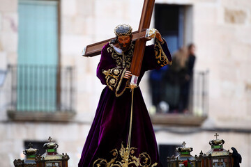 Jesus Christ in the city of Zamora. Procession of Silence