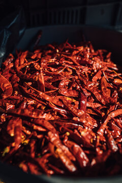 Chiles for sale in Mexican Market