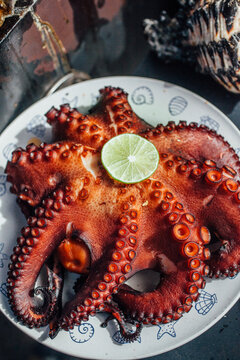 Octopus for sale in Mexican Fish Market