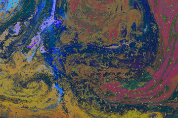 Abstract grunge art background texture with colorful paint splas