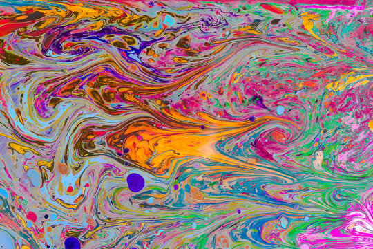 Abstract grunge art background texture with colorful paint splas