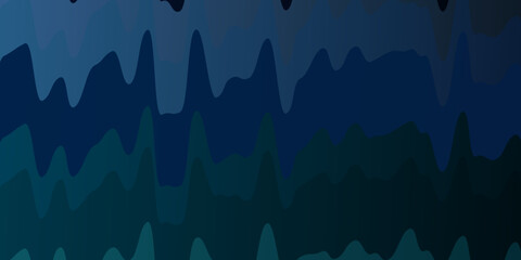 Dark Blue, Green vector pattern with wry lines.