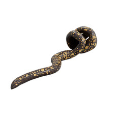 3D illustration of Calabar python.