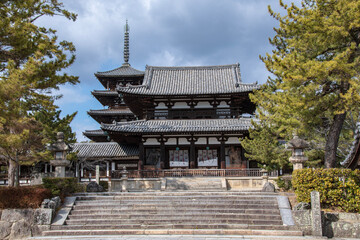 japanese temple in the park