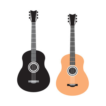 guitar icon vector illustration symbol