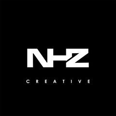 NHZ Letter Initial Logo Design Template Vector Illustration