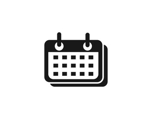 Calendar icon vector for web, computer and mobile app. vector design.