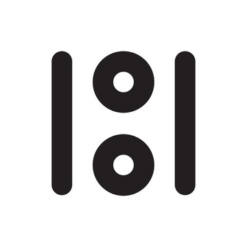 H letter, number 1001 logo design vector