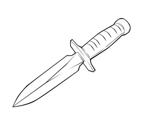 Obraz premium knife lineart