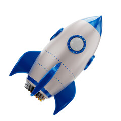 3d space rocket render png © MARCOS RODRIGUES