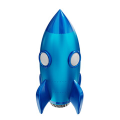 3d space rocket render png