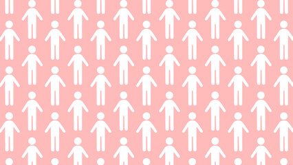 人のアイコンの背景　背景青色　アイコン白色