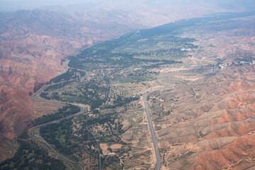 river valley in Xinjiang China