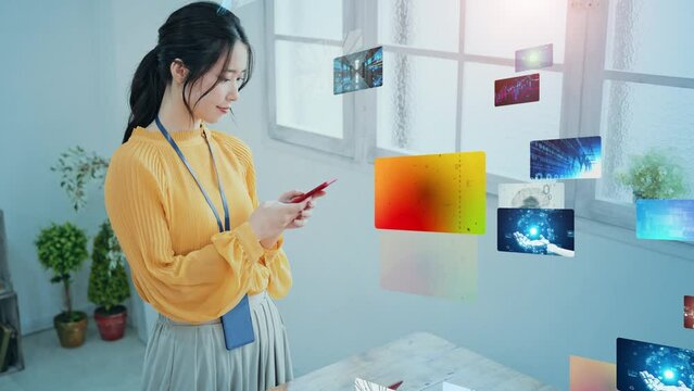 スマホと映像　ネット動画　NFT