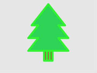 abstract christmas tree