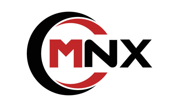 MNX three letter swoosh logo design vector template | monogram logo | abstract logo | wordmark logo | letter mark logo | business logo | brand logo | flat logo | minimalist logo | text | word | symbol
