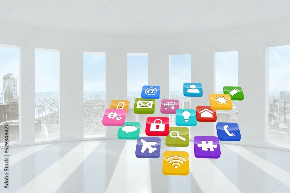 Poster computing application icons