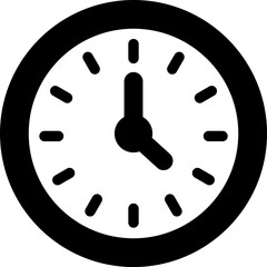 clock icon illustration	(png)