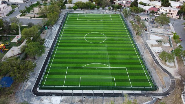 Campo De Futbol Visto Desde Arriba