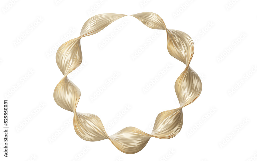 Poster abstract flowing curve lines, 3d rendering.