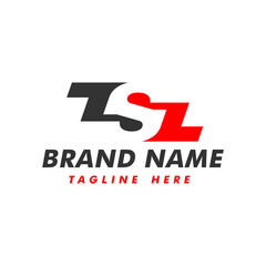 monogram logo or initial TSL