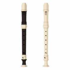 リコーダーのイラスト