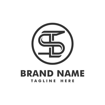 monogram logo or initial TSL