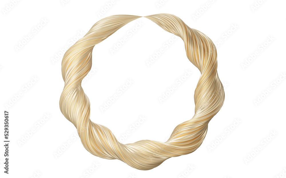 Poster abstract flowing curve lines, 3d rendering.