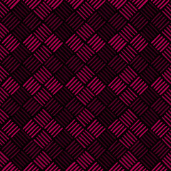 hand drawn striped squares. geometric illustration. maroon repetitive background. vector seamless pattern. fabric swatch. wrapping paper. design template for textile, linen, home decor, apparel