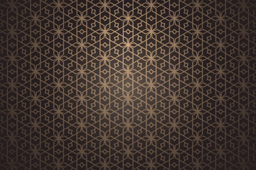 shinny floral Islamic pattern background design