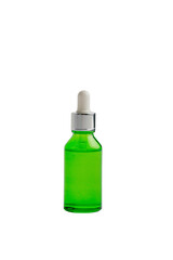 A bottle of serum on transparent background