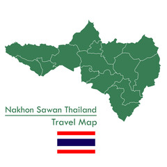 Green Map Nakhon Sawan Province is one of the provinces of Thailand