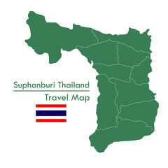 Green Map Suphanburi Province is one of the provinces of Thailand