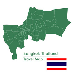 Green Map Bangkok is one of the provinces of Thailand