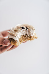 cookies with butter cream nutmeg sweet dessert cafe