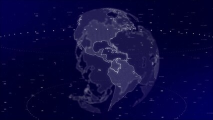 Data analysis Technology Globe rotating on Colombia Country with graphs, charts, analytics in background | Colombia country Globe rotating 4K|60 FPS, data analysis technological background - Powered by Adobe