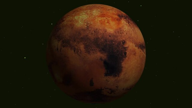 red mars planet and moon 