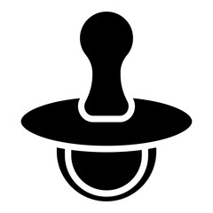 baby pacifier icon